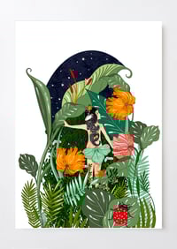 Image 1 of PRINT LA NUIT DE LA FORET MAGIQUE