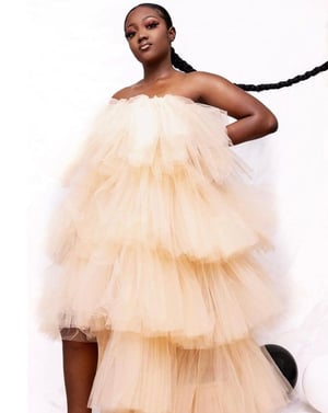 Image of LOVELLE TULLE DRESS