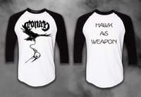 Hawk as Weapon Baseball Shirt