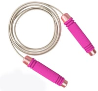 Image 1 of KEI 2 FITNESS JUMP ROPE (PINK) W/ CARRYING TOTE 