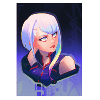 Edgerunners Lucy Art Print