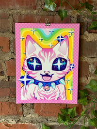 Image 2 of star kitty print 8.5x11" or 4x6"