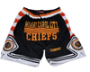 BLACK MIAMI CAROL CITY MESH BASKETBALL SHORTS 