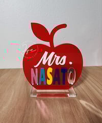 Image 1 of Apple Name Plaque