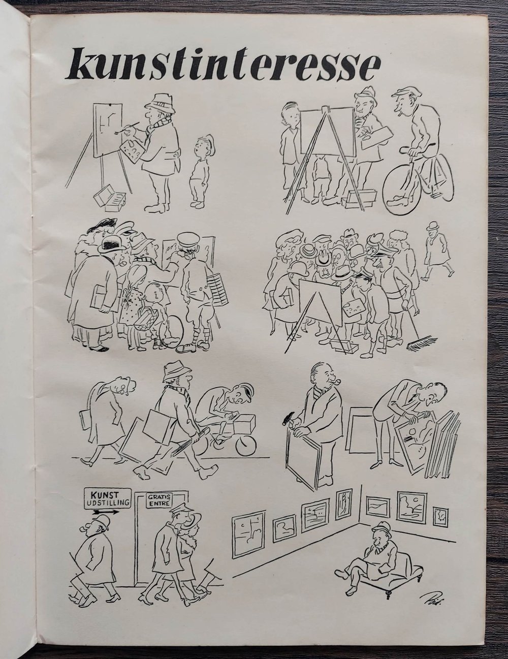 Bid og Vid, Tegninger af Herluf Bidstrup (Bite and Know, Drawings by Herluf Bidstrup)