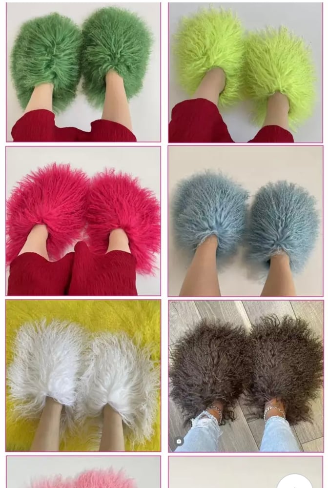 Image of fuzzy wear (multiple colors)