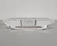 Image 5 of Low Faceted Thick Glass Ashtray