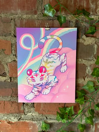 Image 2 of rainbow tiger print (8.5x11" or 4x6")