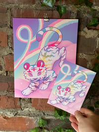 Image 1 of rainbow tiger print (8.5x11" or 4x6")