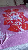 Heart Flower Velveteen Plush Blanket 50"x60"