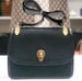 Image of Vtg. Gucci Black Monogram Soft Canvas Shoulder Bag 