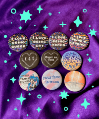 gay buttons!