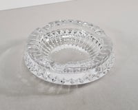 Image 1 of Faceted Crystal Ashtray