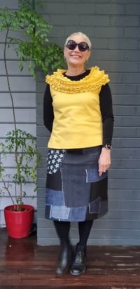 Image 3 of KylieJane Denim patch skirt