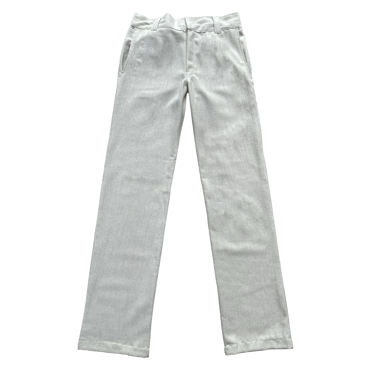 Image of Raw linen pants