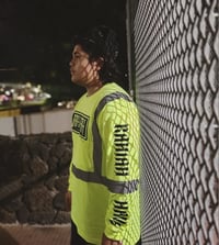 Image 1 of HI VIS GREEN LONG SLEEVE