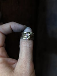 Image 5 of Cast-in-place Pink Sapphire ring