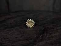 Image 2 of Brass poppy seed pod ring