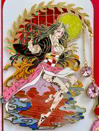 Image 5 of Demon Nezuko Enamel Pin [IN HANDS]
