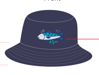 Korean Godeungeo (Mackerel) Bucket Hat