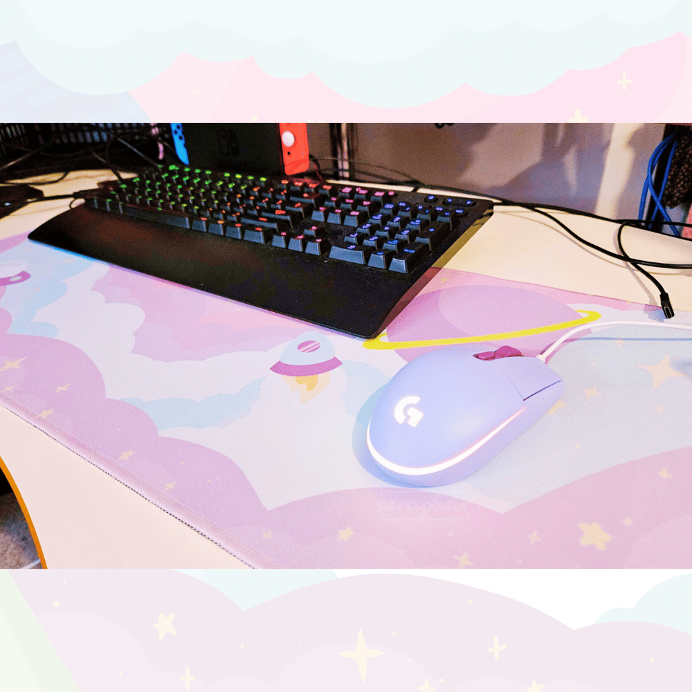 Image of Pastel Galaxy Deskmat ✨