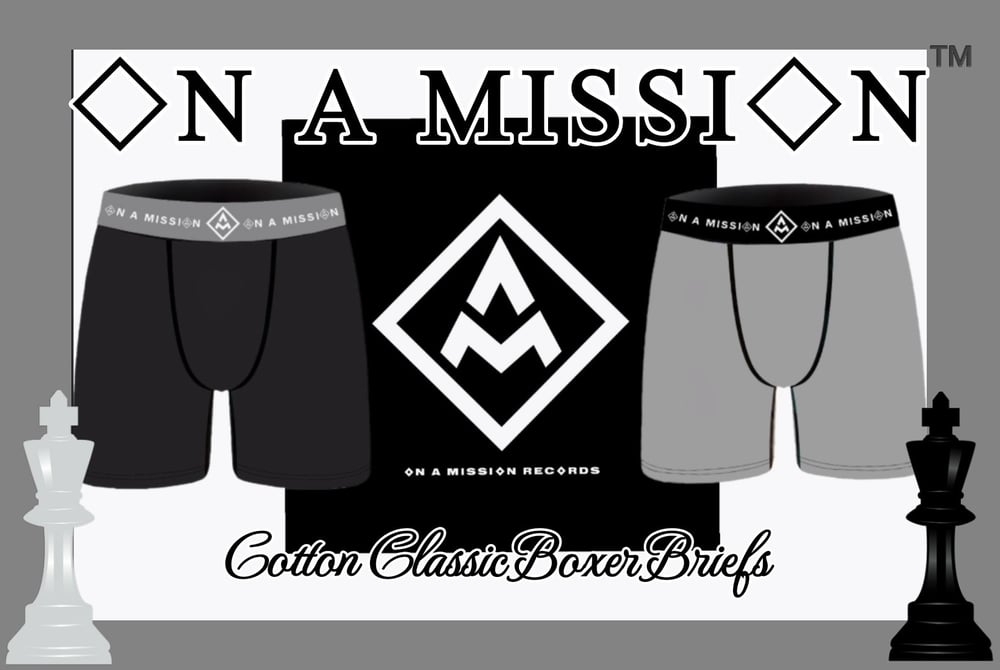 Image of On-A-Mission™️ Cotton Classic Boxer Briefs 