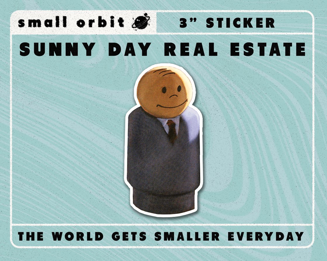 Image of Sunny Day Real Estate  3"inch die cut sticker 
