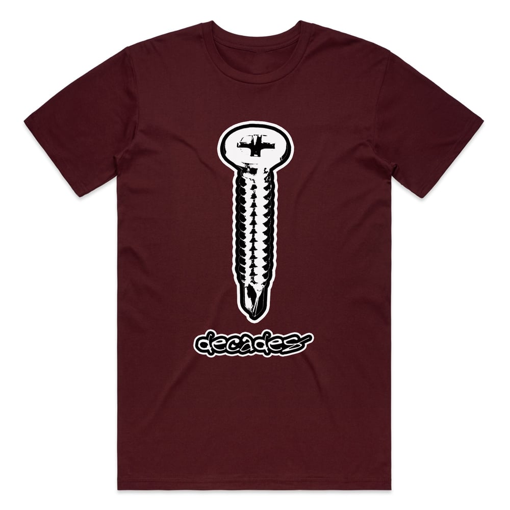 Image of Screw U Tee Maroon