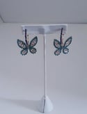 Crystal Butterfly Fashion Earrings