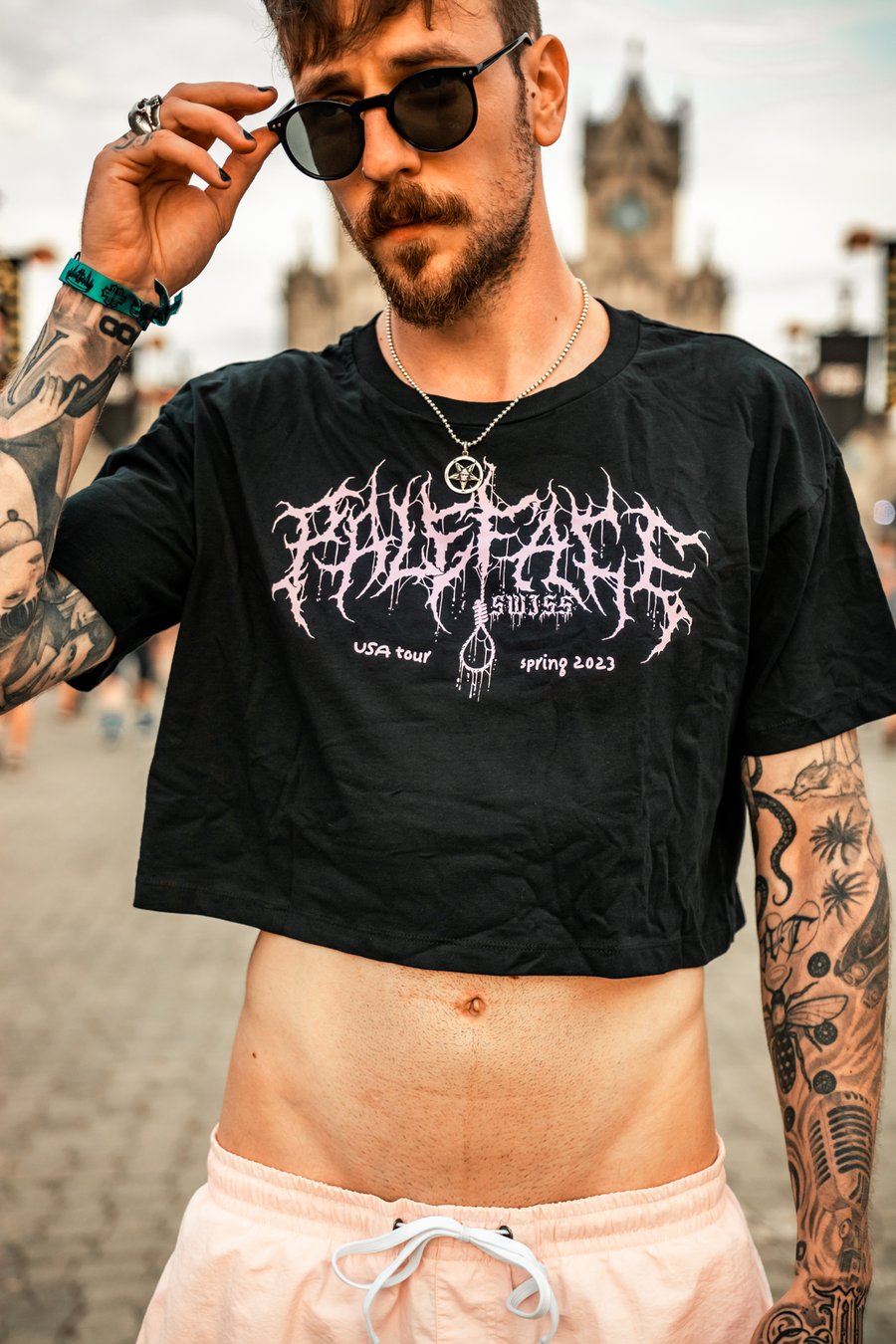 Image of  LIMITED PLFC "US SPRING TOUR" CROP TOP