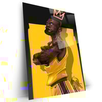 "LeBron James" Ultra Glossy Metal Plate