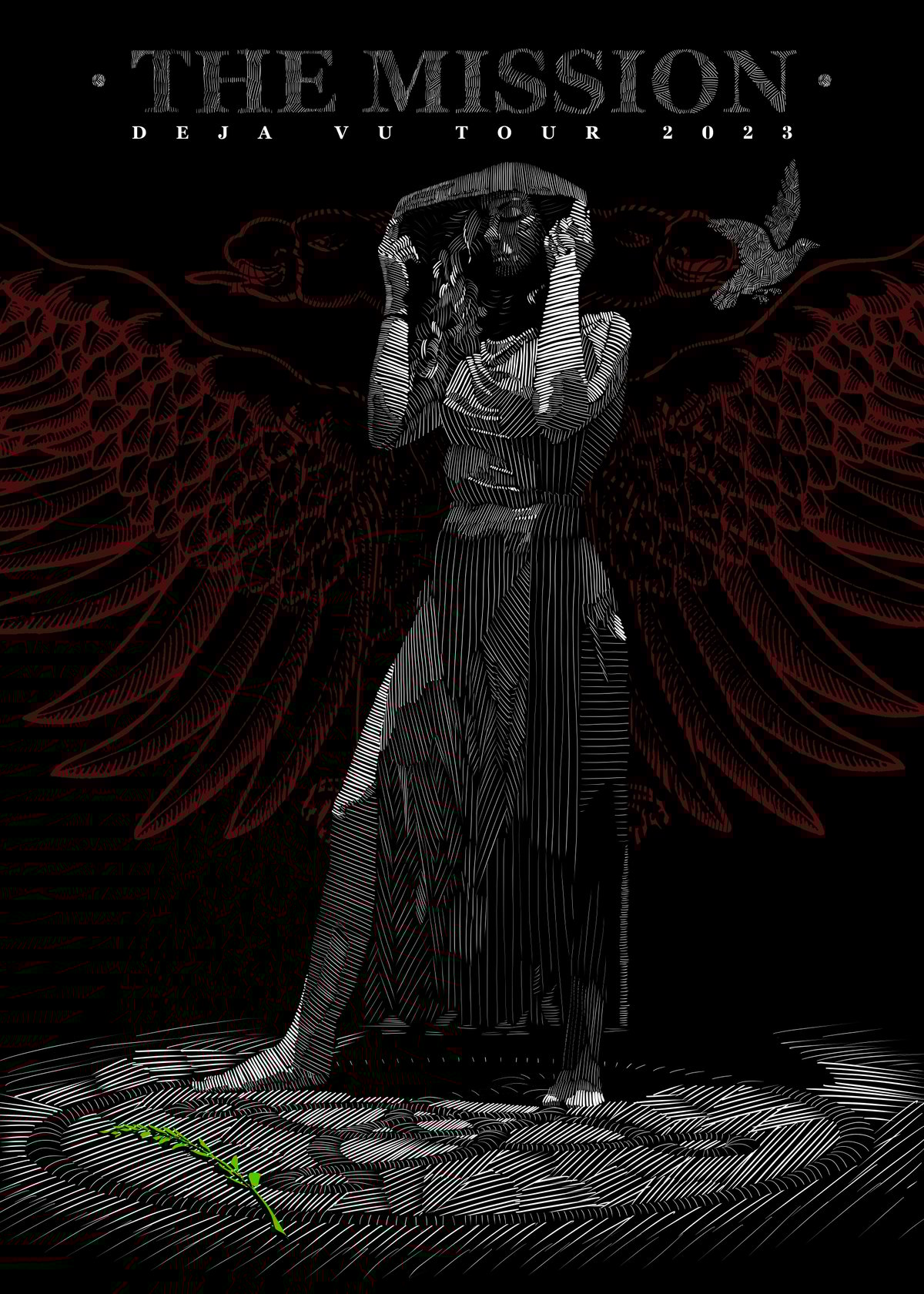 Image of European Tour Poster Screen Print