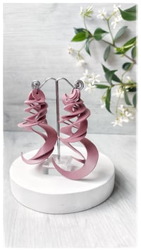 Image 4 of CURLS earrings - Rosa cipria 