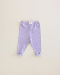 Image 3 of LEGGING ALMA  côtelé lilas