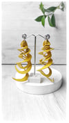 CURLS earrings - Giallo limone
