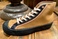 Image 2 of VEGANCRAFT hiker hi top camel canvas shoes made in Slovakia 