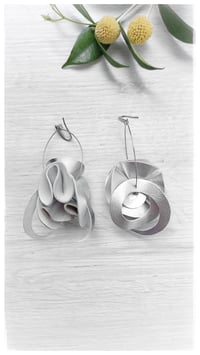Image 2 of Eddy earrings - Silver