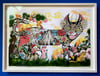 Bakeneko original framed artwork