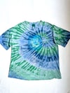 cooling everywhere tie-dye and distressed tee