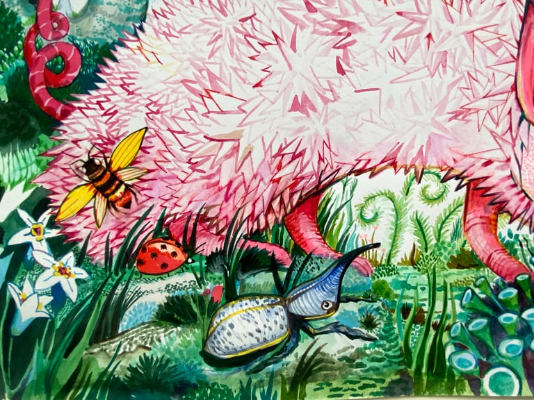 Arkan Sonney original framed artwork Image 2