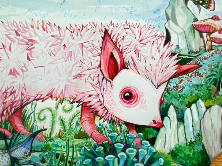 Arkan Sonney original framed artwork Image 3