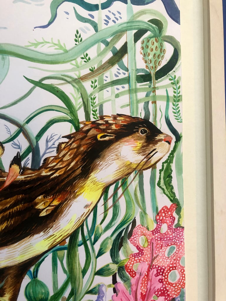 Dobhar-chu original framed artwork Image 2