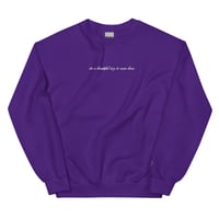 Image 7 of THE MCDREAMY CREWNECK - CURSIVE WHITE
