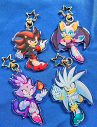 Image 3 of Speed Hedgehog Glitter Charms