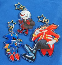 Image 4 of SPEED HEDGEHOG Glitter Charms