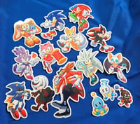 SPEED HEDGEHOG Holographic Stickers