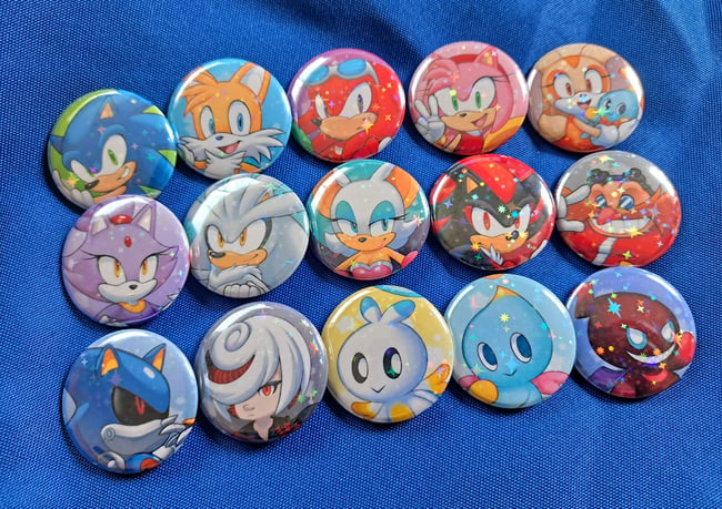 Hedgehog Pins and Buttons for Sale