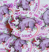 Mentally Ill Possum Sticker 