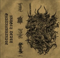 Image 2 of Abhorrency/Horns Against Heaven/Deiphage/Declension - Unholy Death Quadrumvirate - SPLIT - Tape