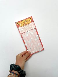 Image 1 of Plantable Notepad - Seed Paper List Pad - Strawberries